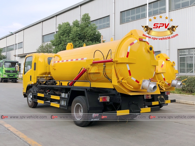 To Palau - 2 units of sewage vacuum truck ISUZU - LB